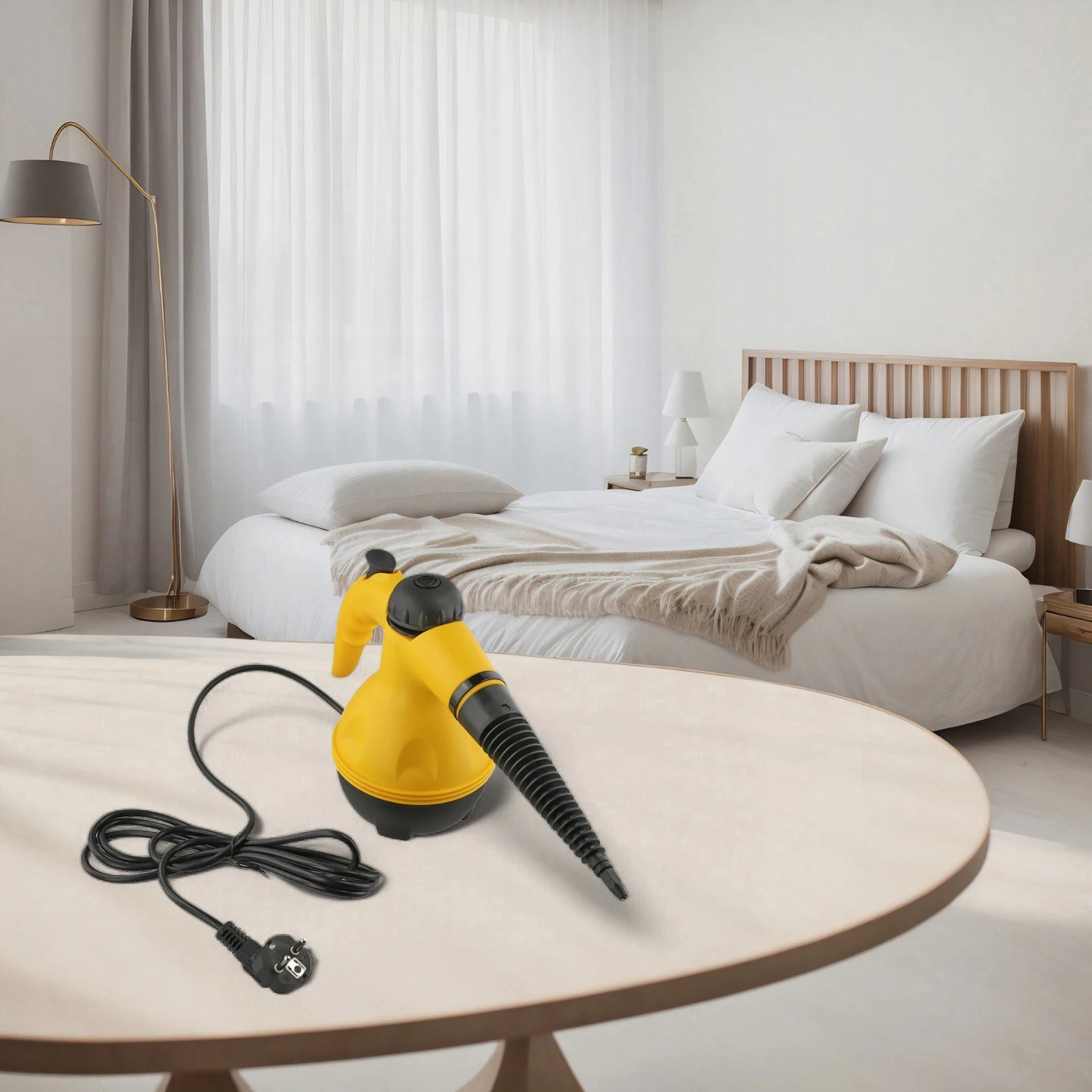 💧Limpiador a vapor Portátil con 9 Accesorios de alta Versatilidad 🔁