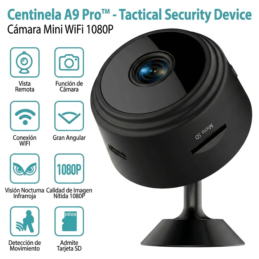 Centinela A9 Pro™  Dispositivo de Seguridad Táctica