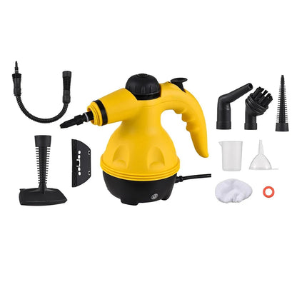 💧Limpiador a vapor Portátil con 9 Accesorios de alta Versatilidad 🔁